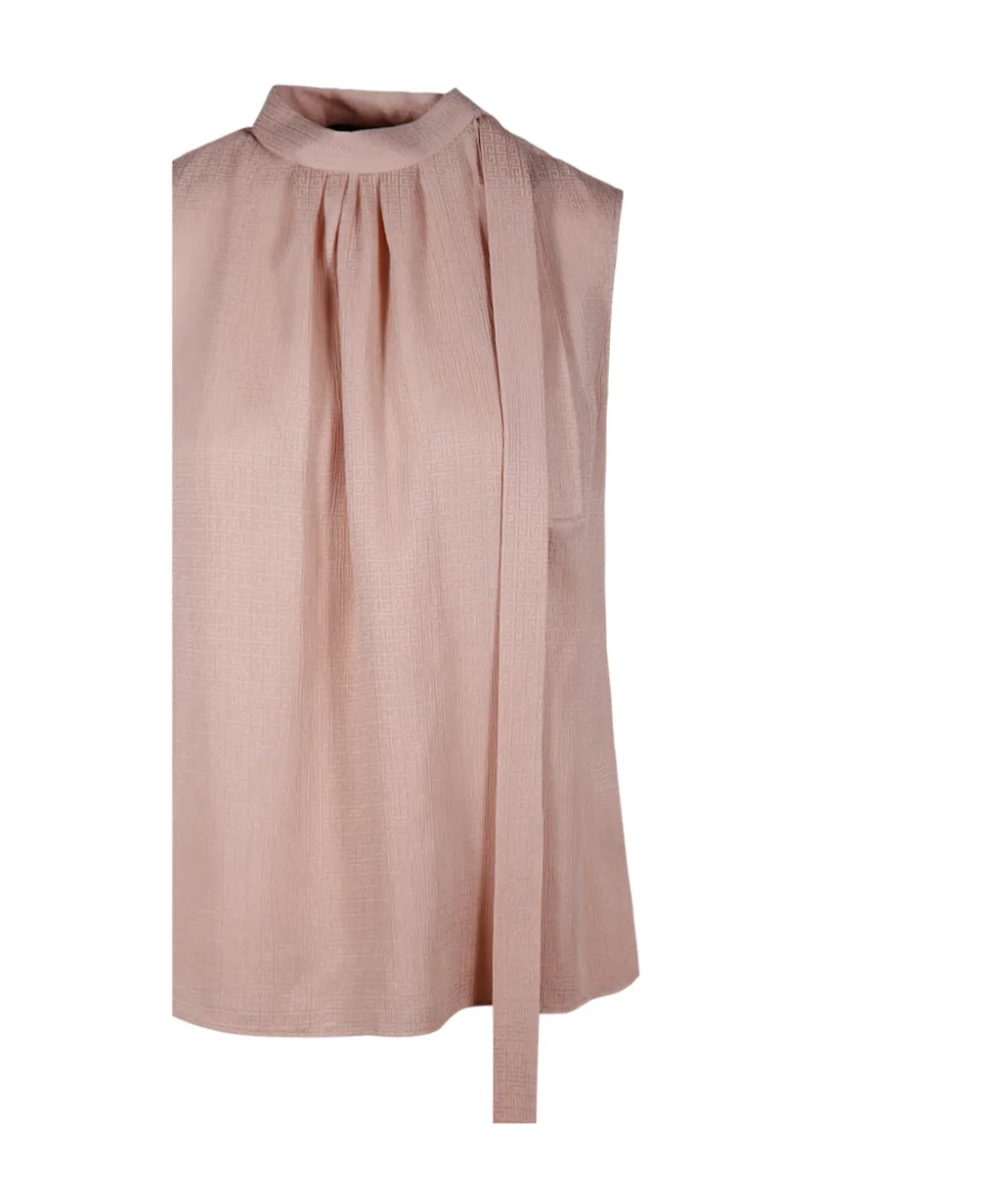 Draped Sleeveless Top