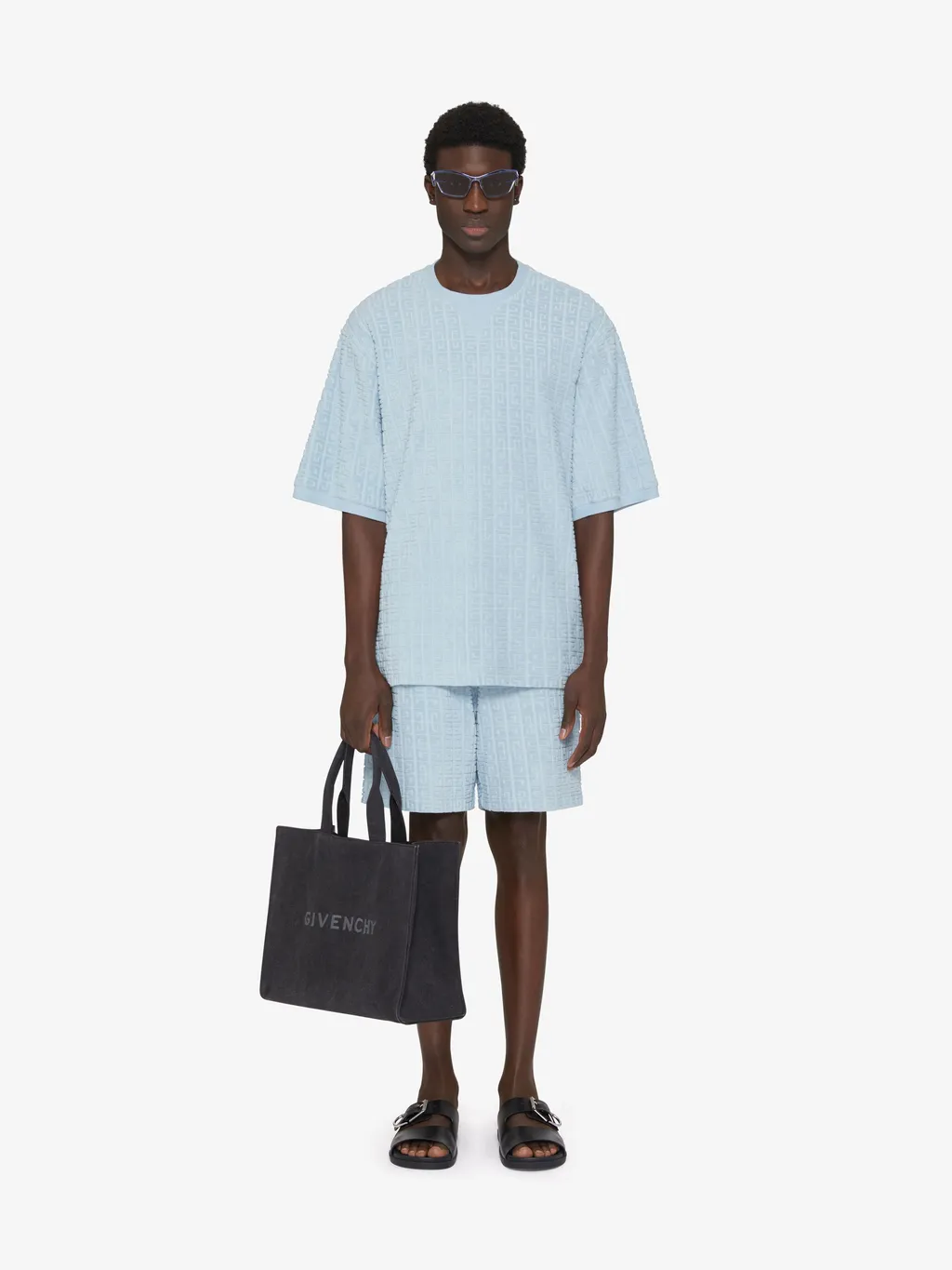 4G Motif Towelling T-Shirt
