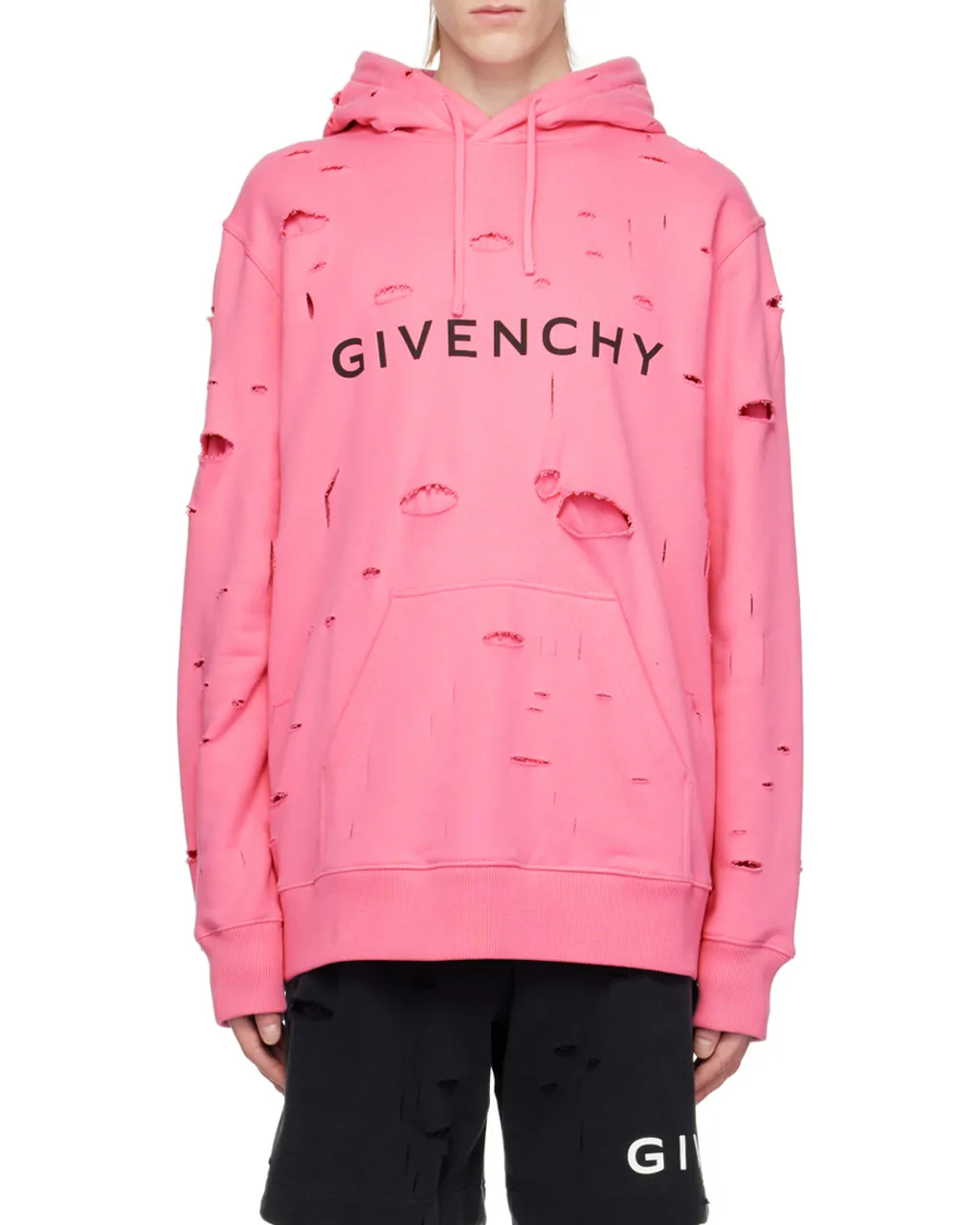 Archetype Hoodie With Destroyed Effect