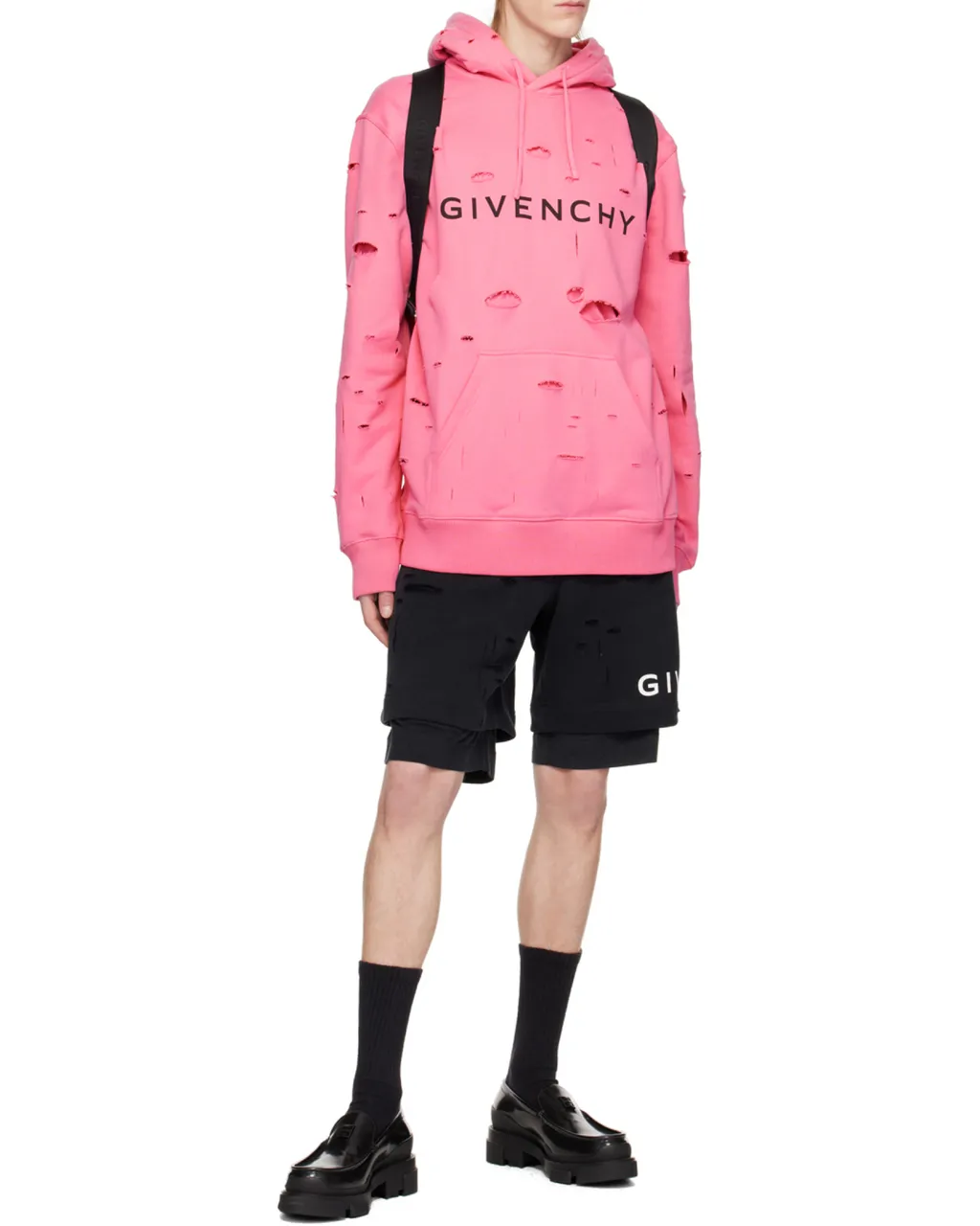 Archetype Hoodie With Destroyed Effect