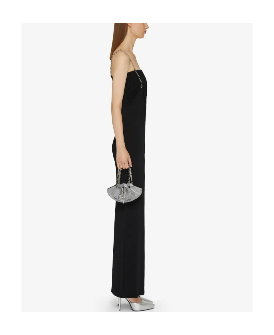 G Chain One-Shoulder Dress