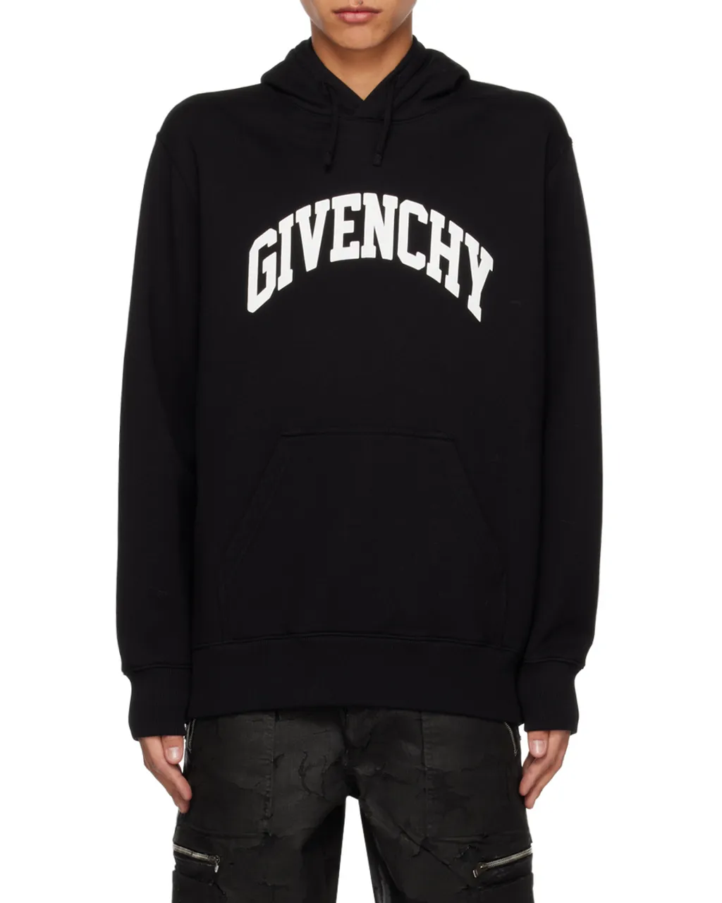 Logo Printed Drawstring Hoodie