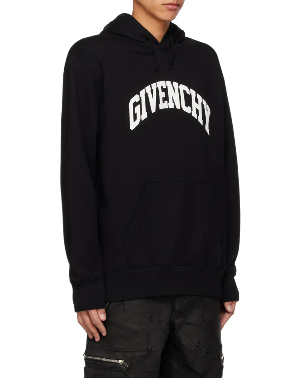 Logo Printed Drawstring Hoodie