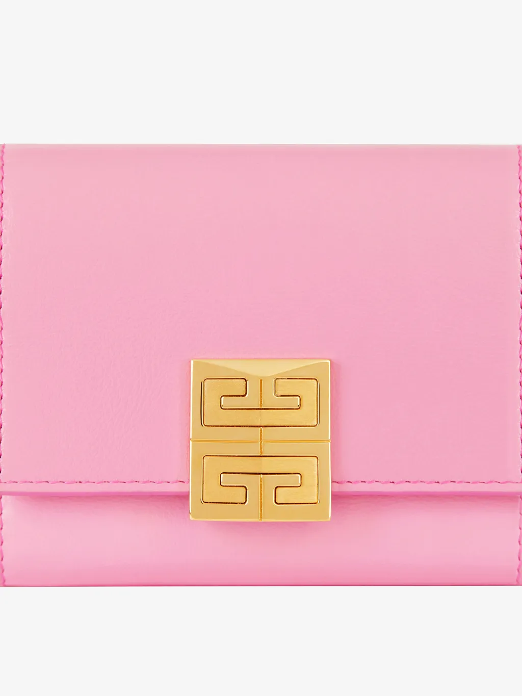 4G Trifold Wallet In Calfskin Leather