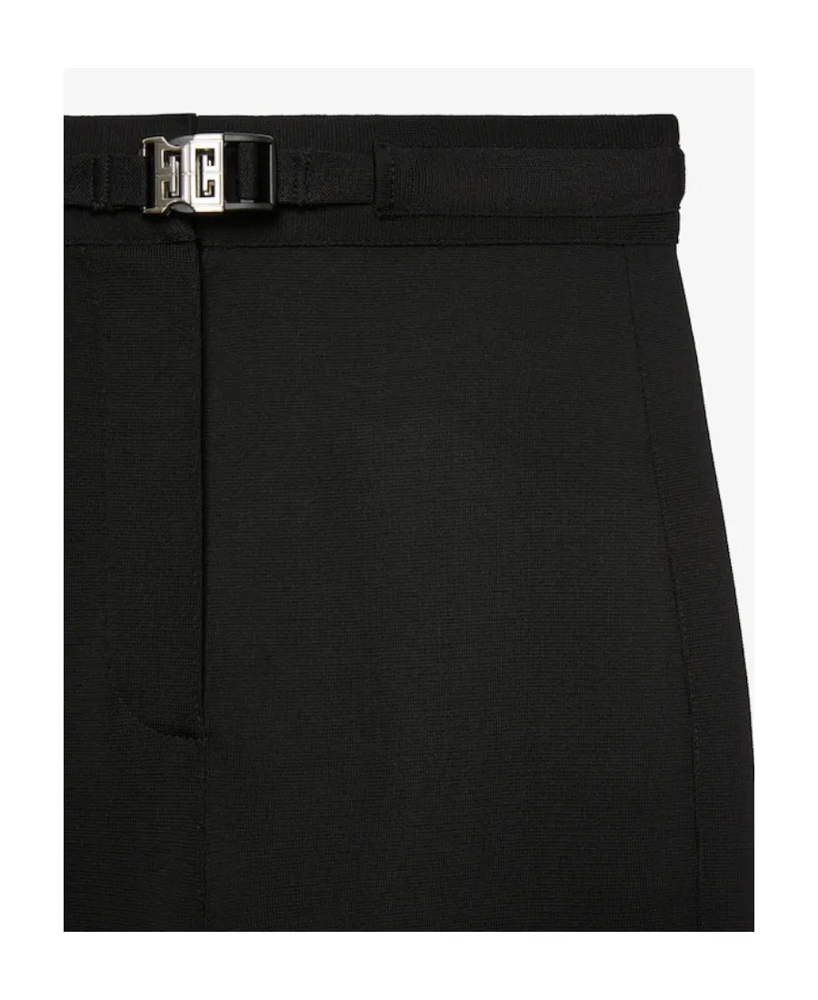 4G Belted Flared-Leg Pants