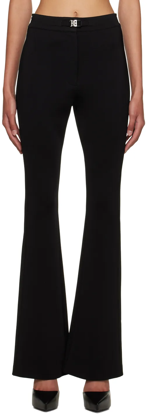 4G Belted Flared-Leg Pants