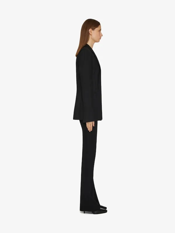 4G Belted Flared-Leg Pants