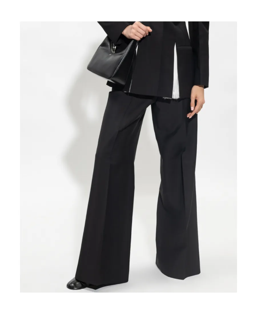 Straight Leg Mid-Rise Pants