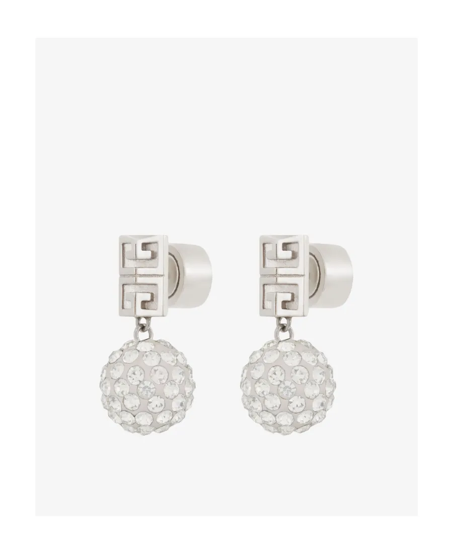 4G Embellished Stud Earrings