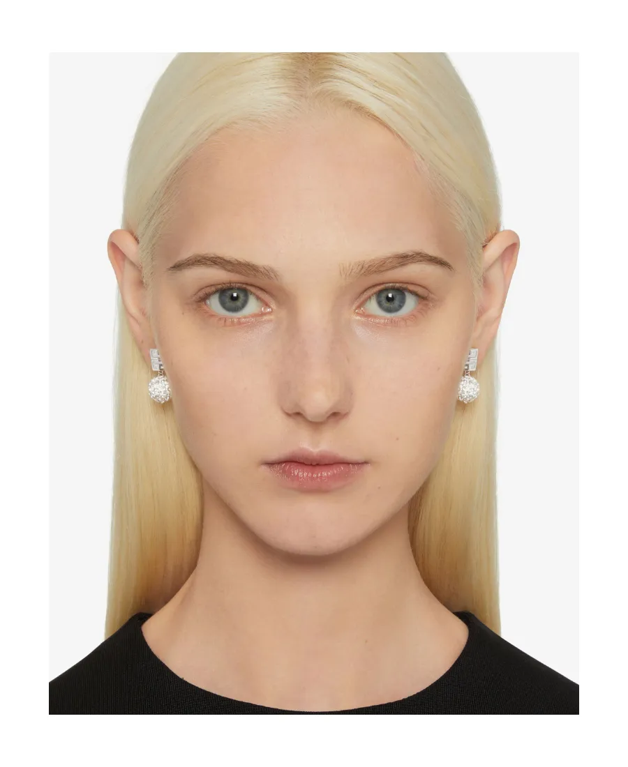 4G Embellished Stud Earrings