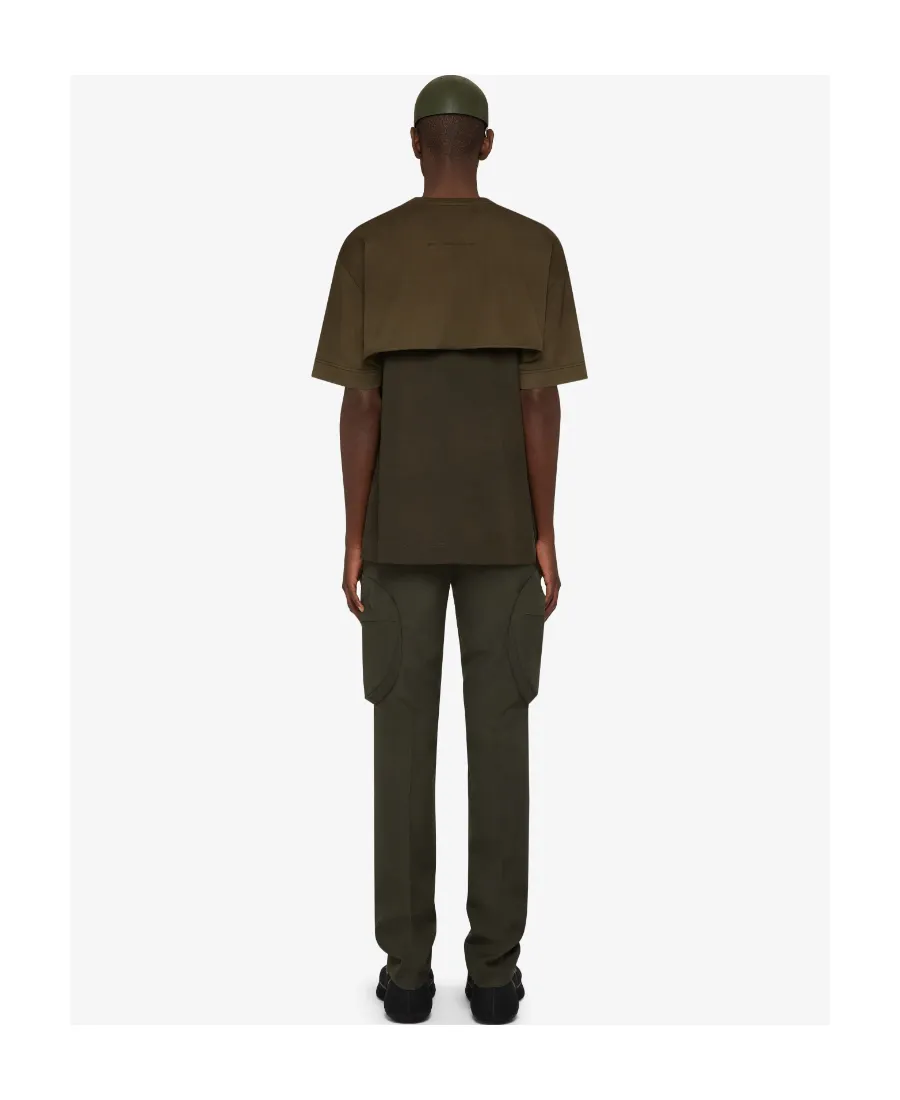 Slim Fit Cargo Pants In Wool