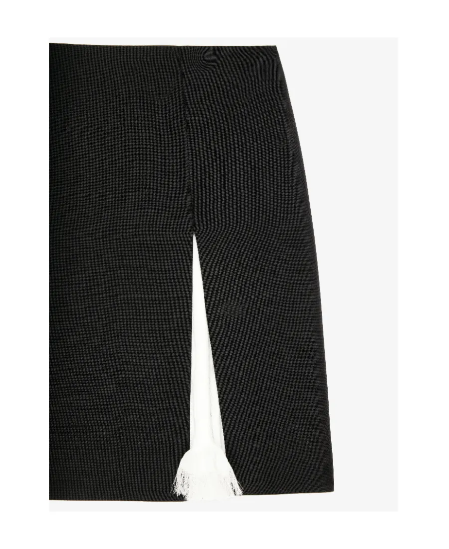 Slit Detailed Mini Skirt