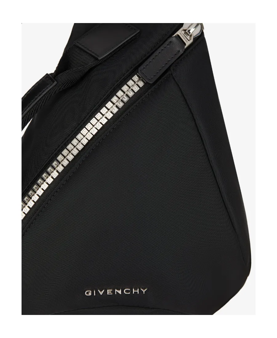Small G-Zip Triangle Shoulder Bag