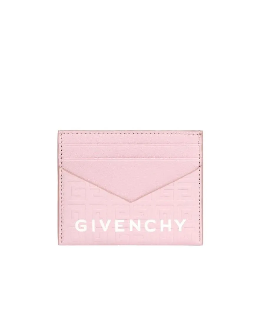 G Cut Card Holder In 4G Leather