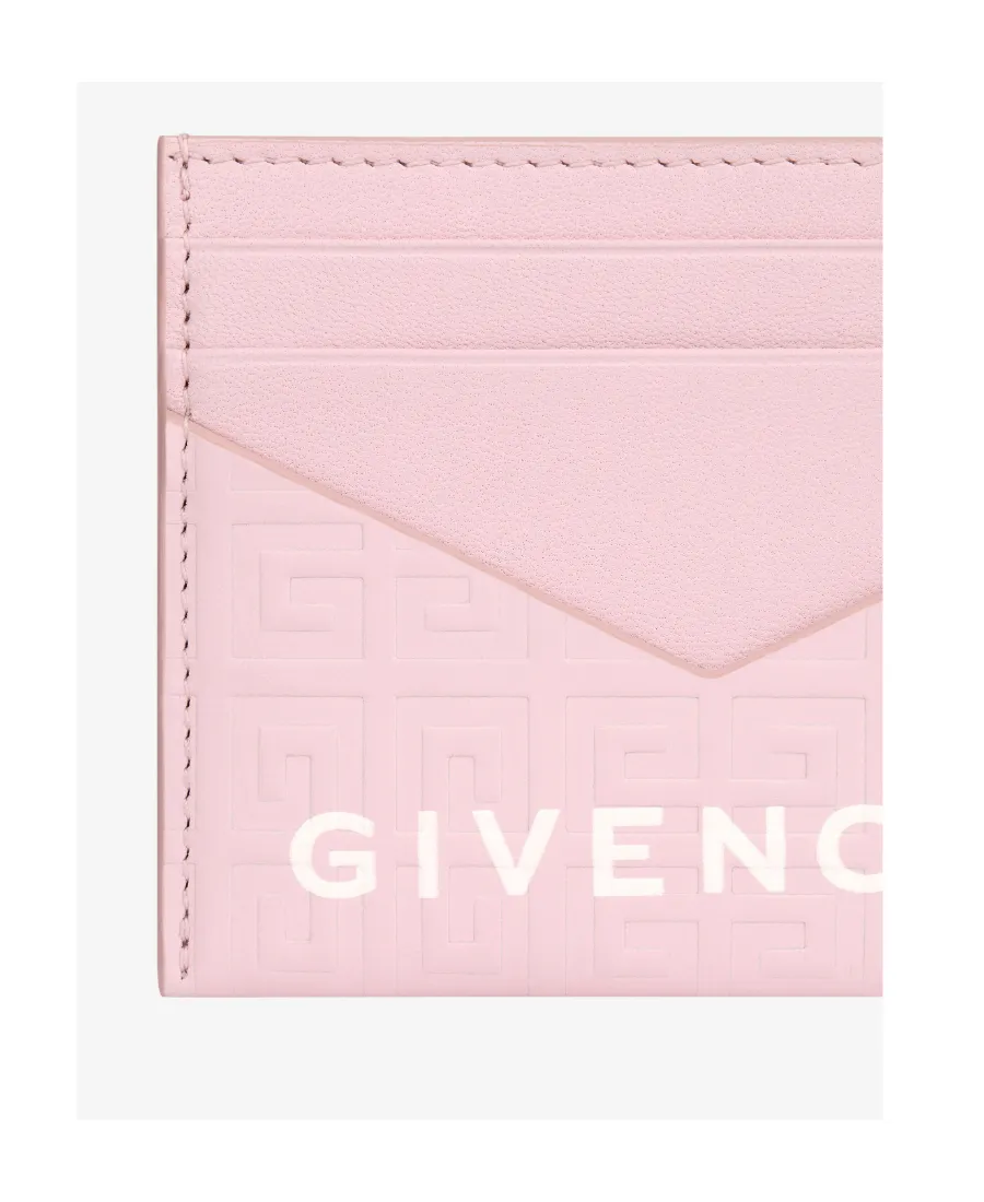 G Cut Card Holder In 4G Leather