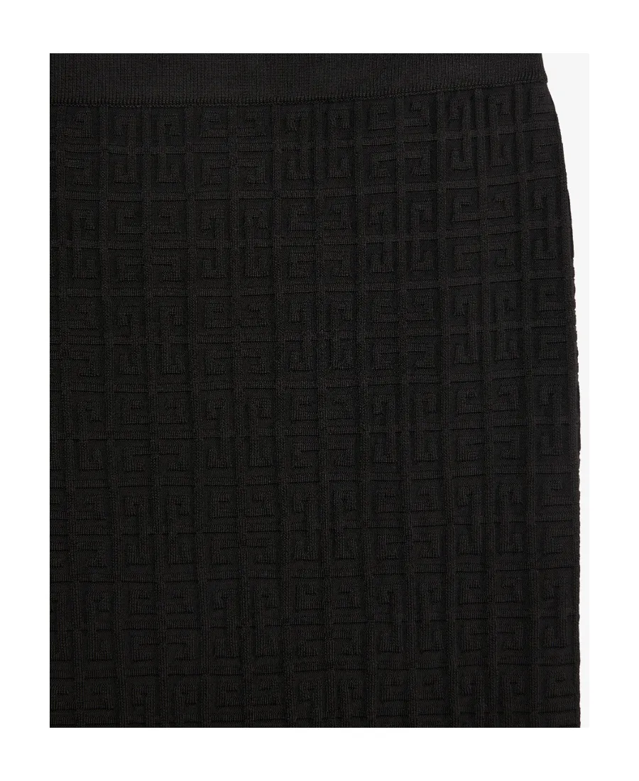 4G Motif Knitted Skirt