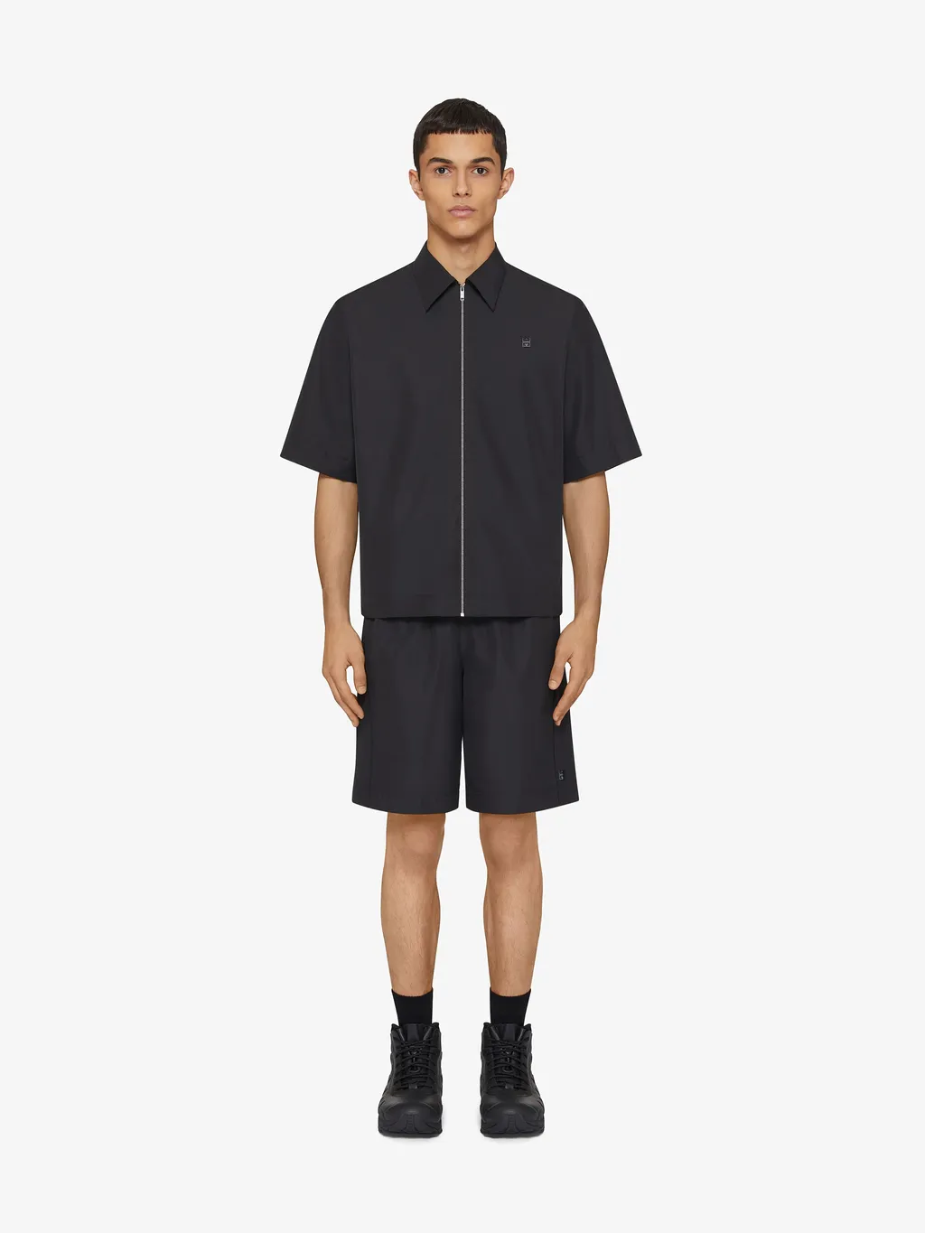 4G Detailed Bermuda Shorts