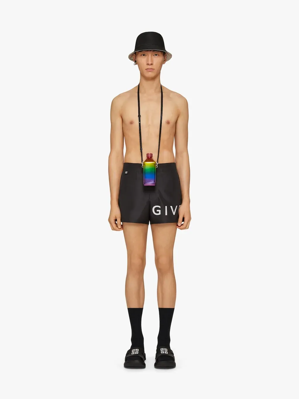Logo Printed Swimming Shorts