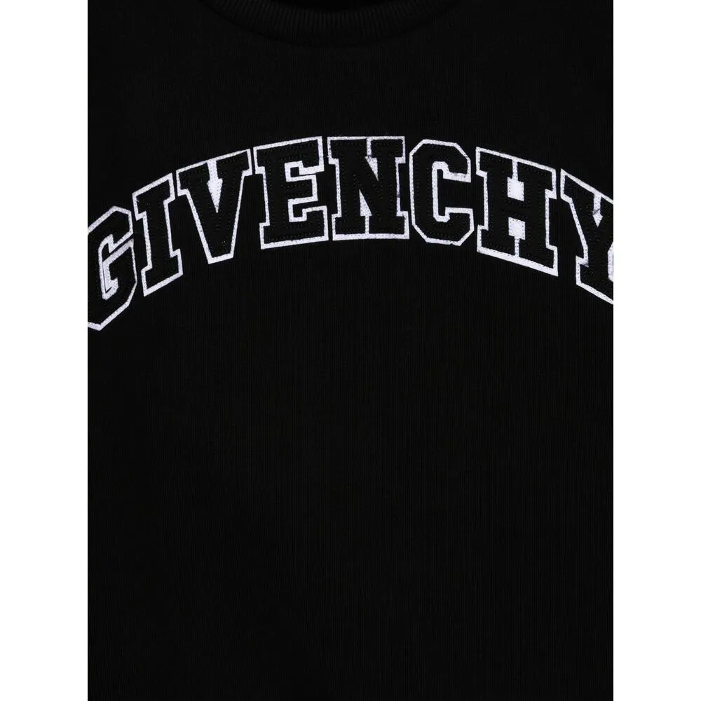Logo Embroidered Long-Sleeved Sweatshirt