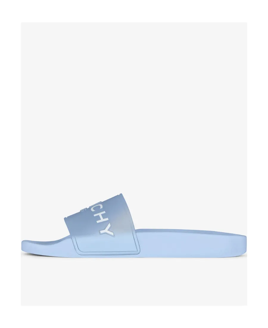 Paris Flat Sandals In Transparent Rubber