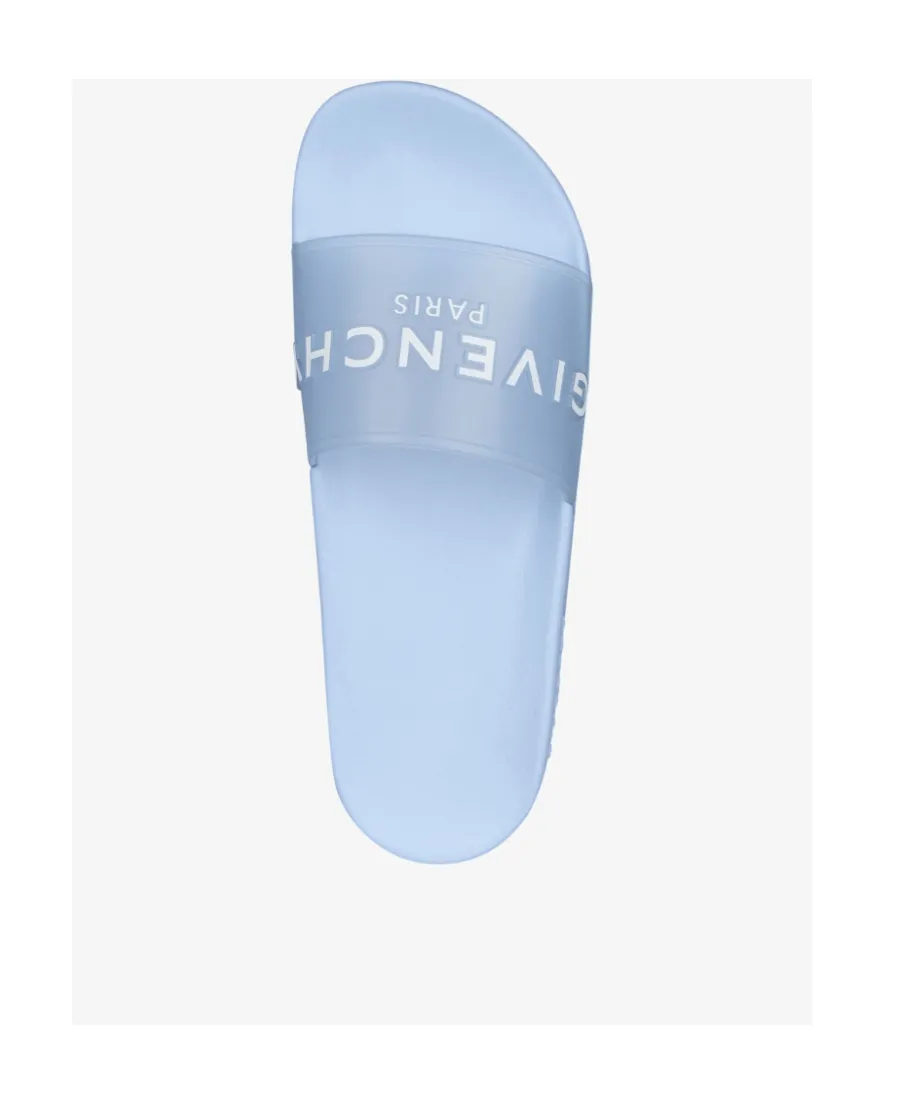 Paris Flat Sandals In Transparent Rubber