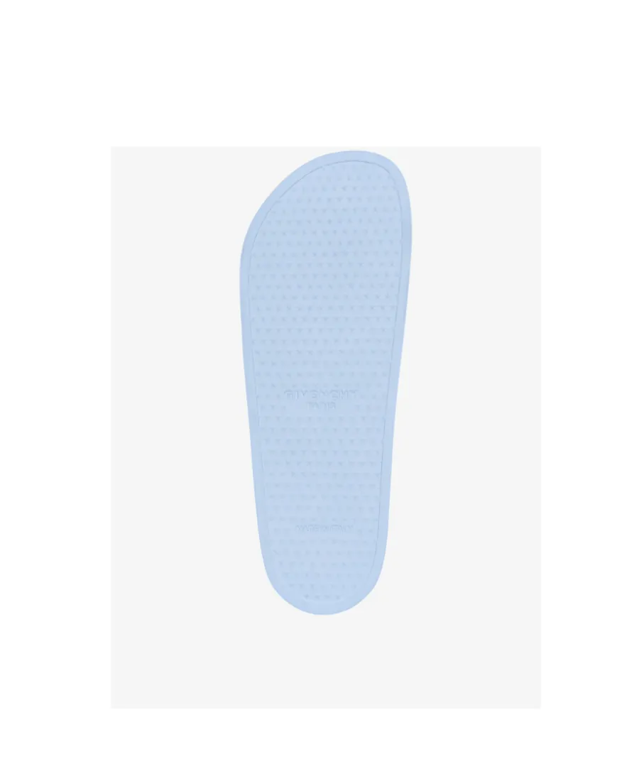 Paris Flat Sandals In Transparent Rubber
