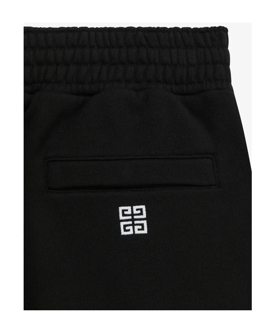 Logo Printed Elastic Waist Shorts