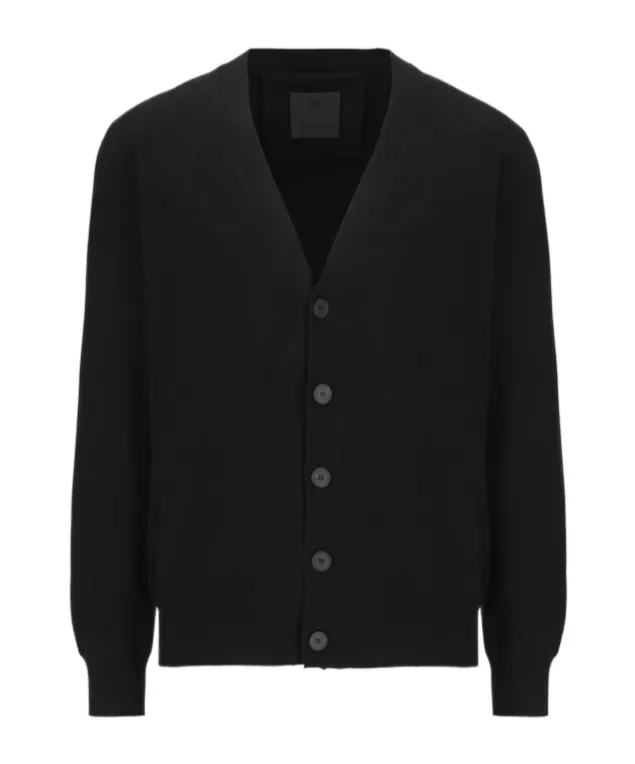 Logo Intarsia-Knit Cardigan