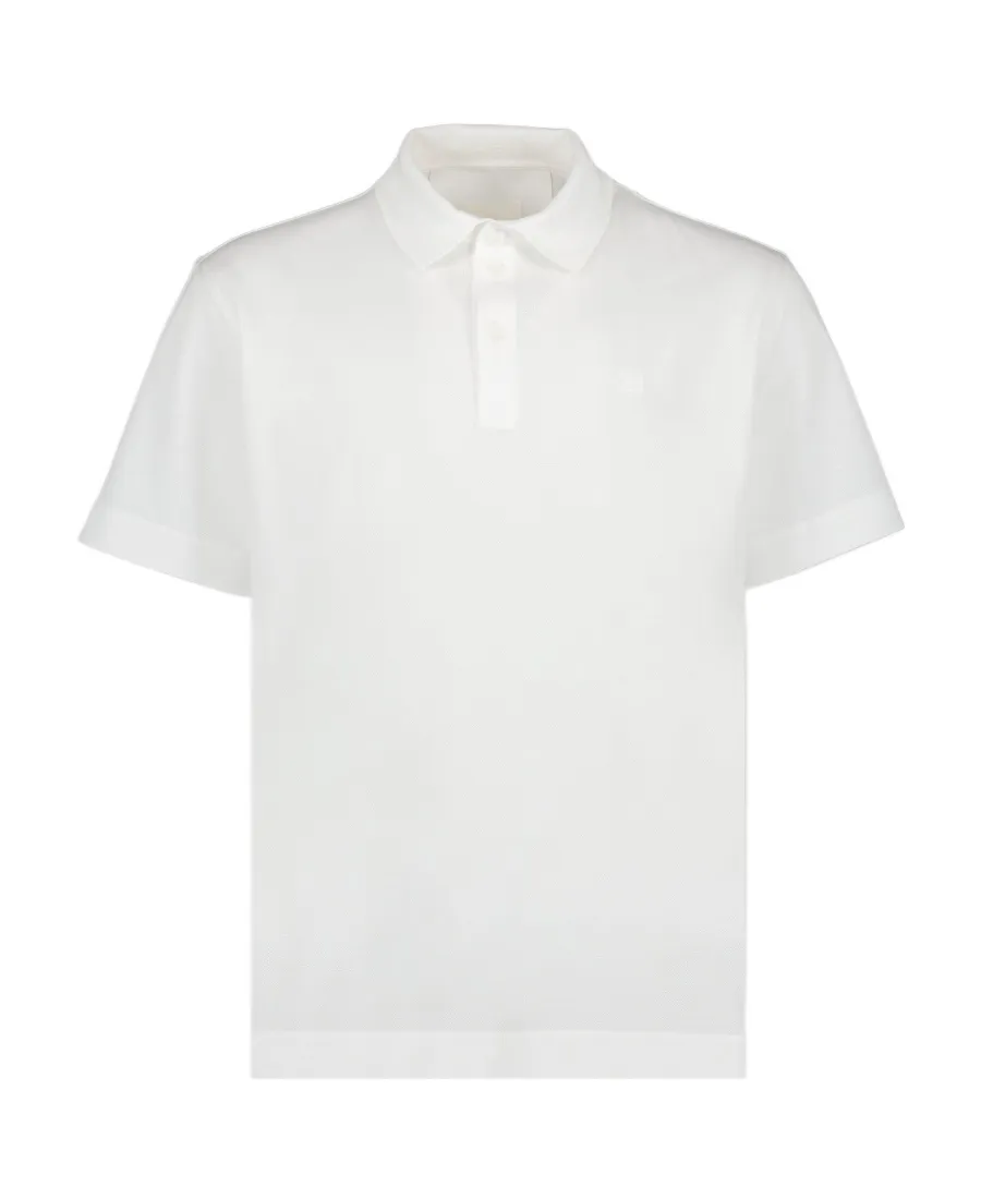 4G Embroidered Short-Sleeved Polo Shirt