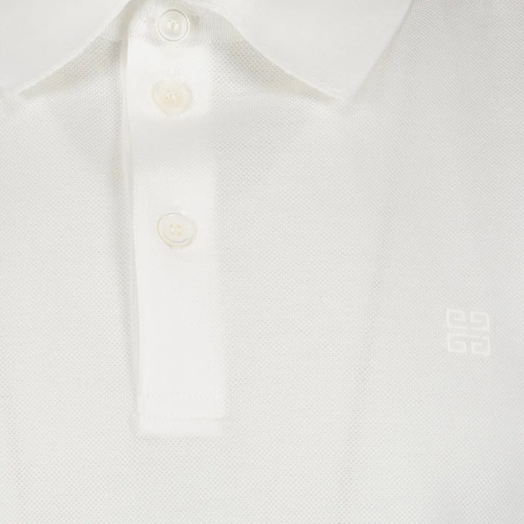 4G Embroidered Short-Sleeved Polo Shirt