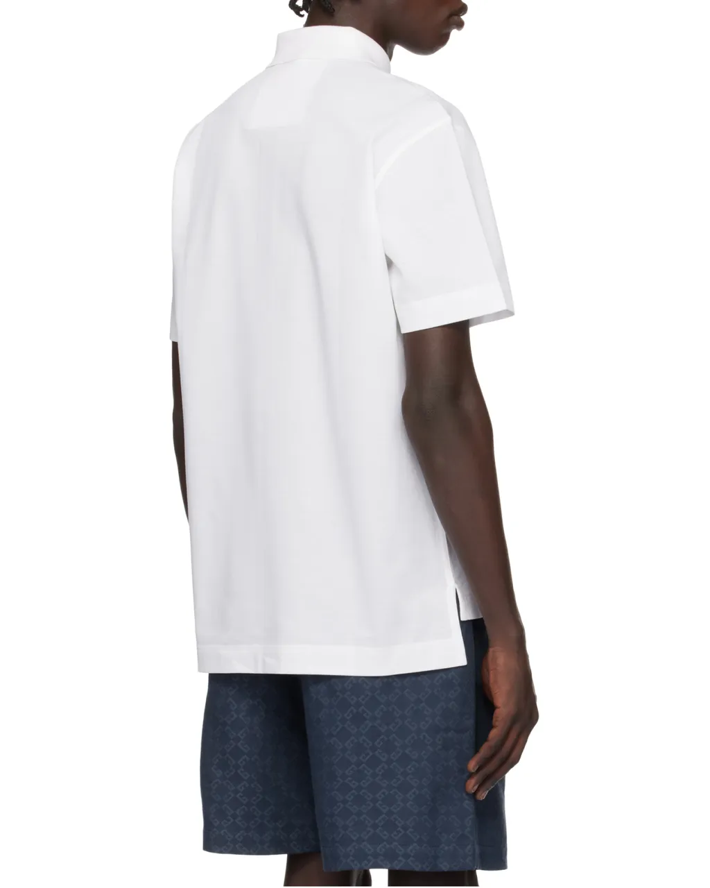 4G Embroidered Short-Sleeved Polo Shirt
