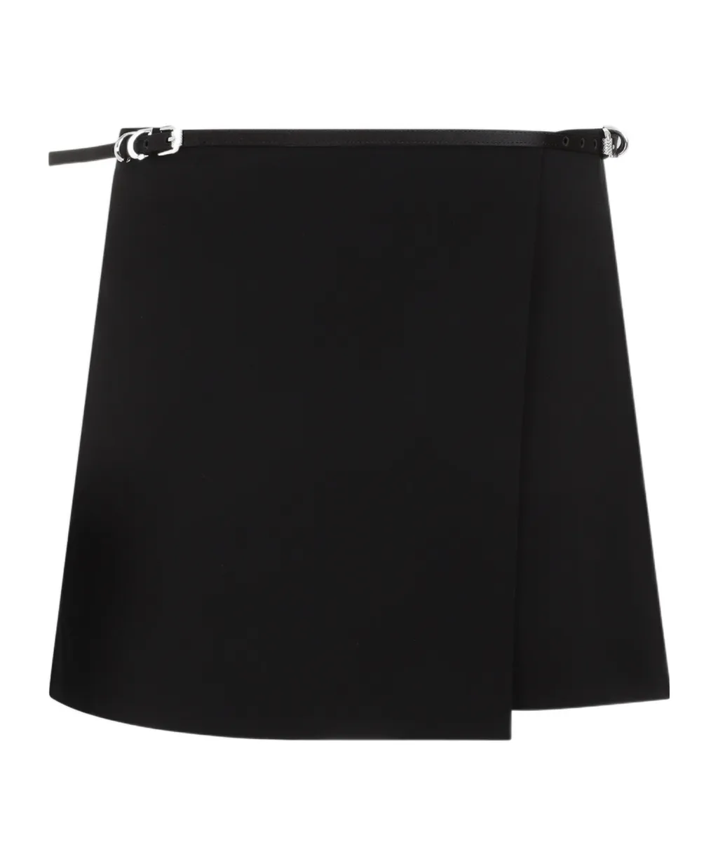 Belted Wrap Skirt
