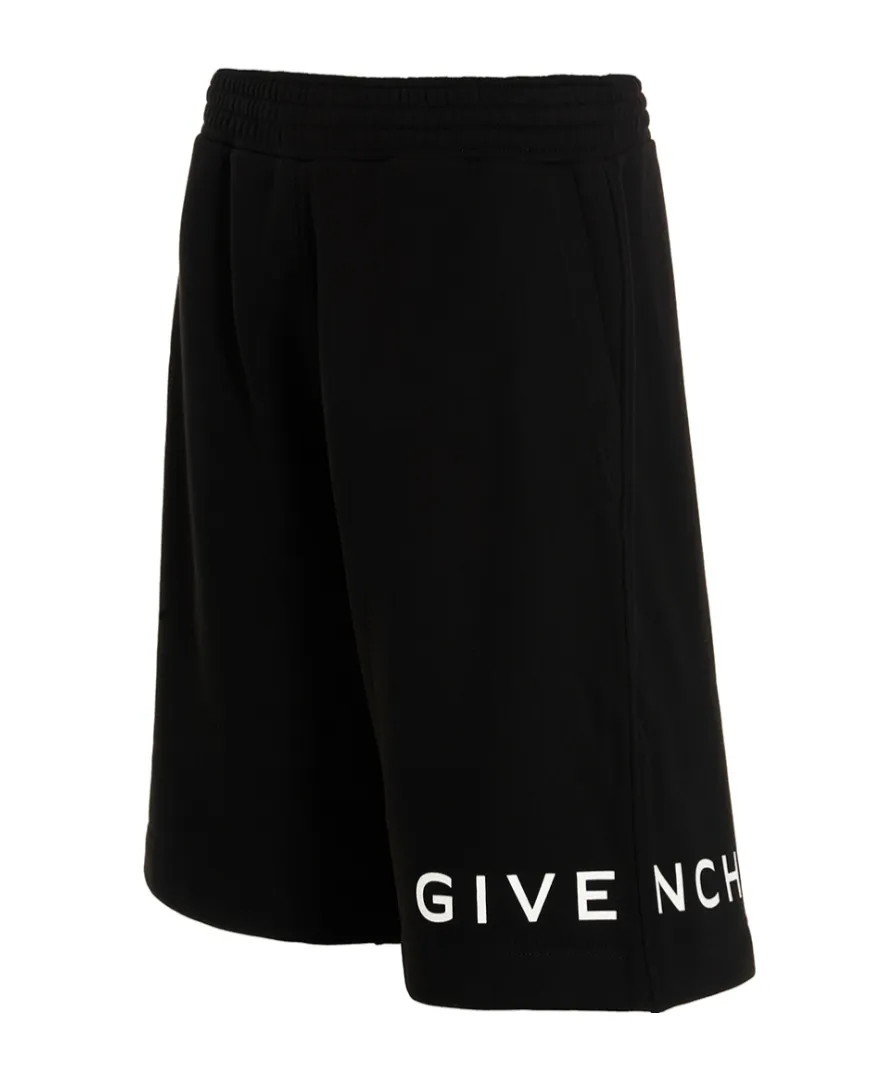 Logo Printed Pocketed Shorts