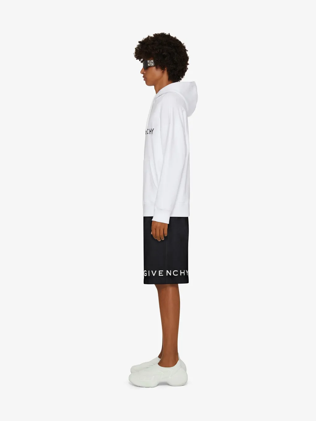 Logo Printed Pocketed Shorts