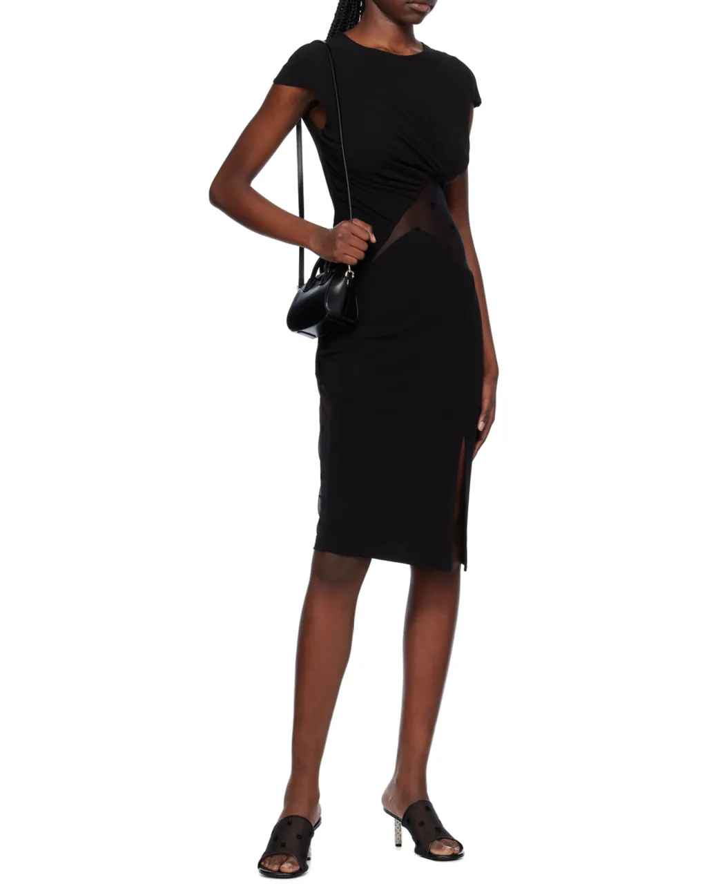 Cut-Out Midi Dress