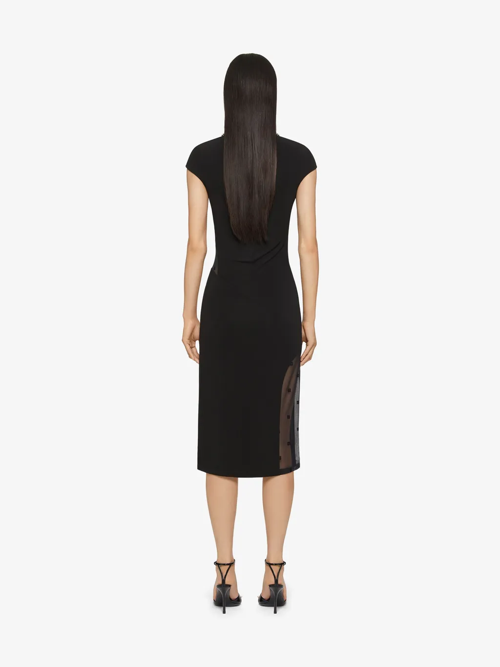 Cut-Out Midi Dress