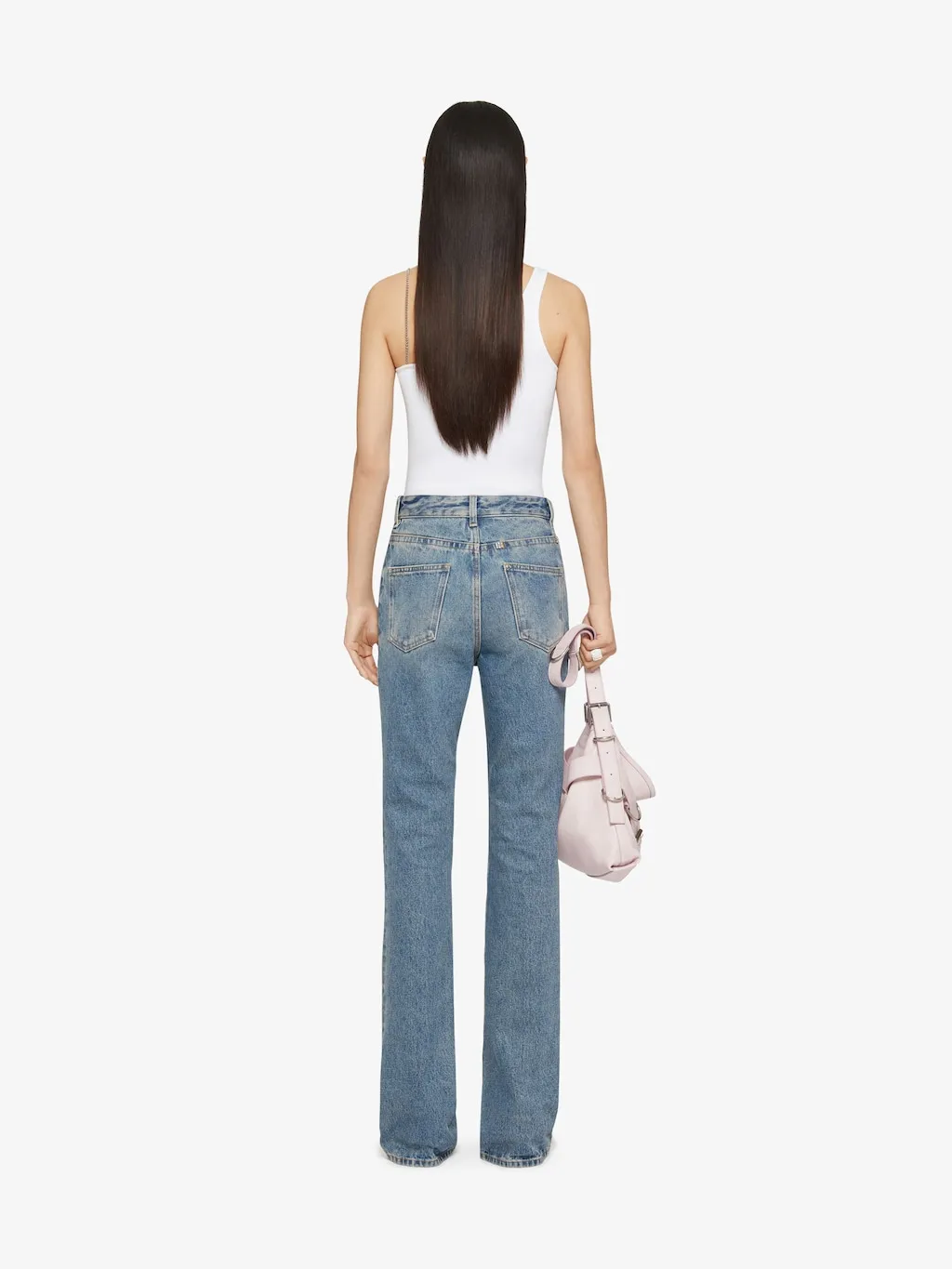 Logo Chained Flared Jeans