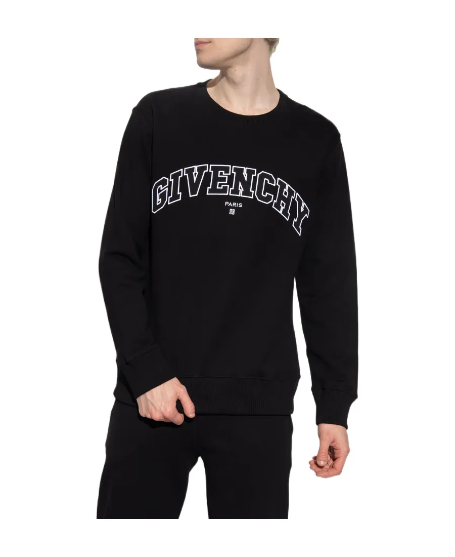 Logo Embroidered Crewneck Sweatshirt