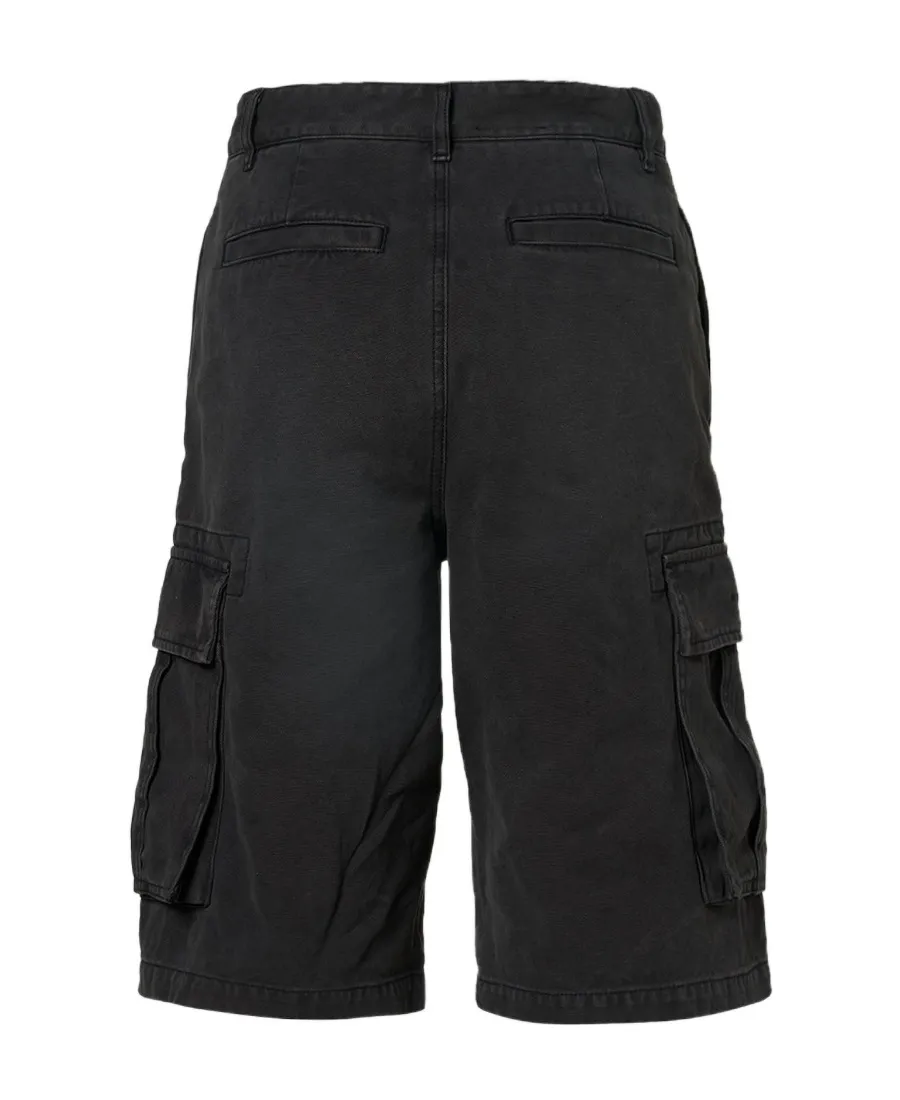 Faded Effect Cargo Shorts