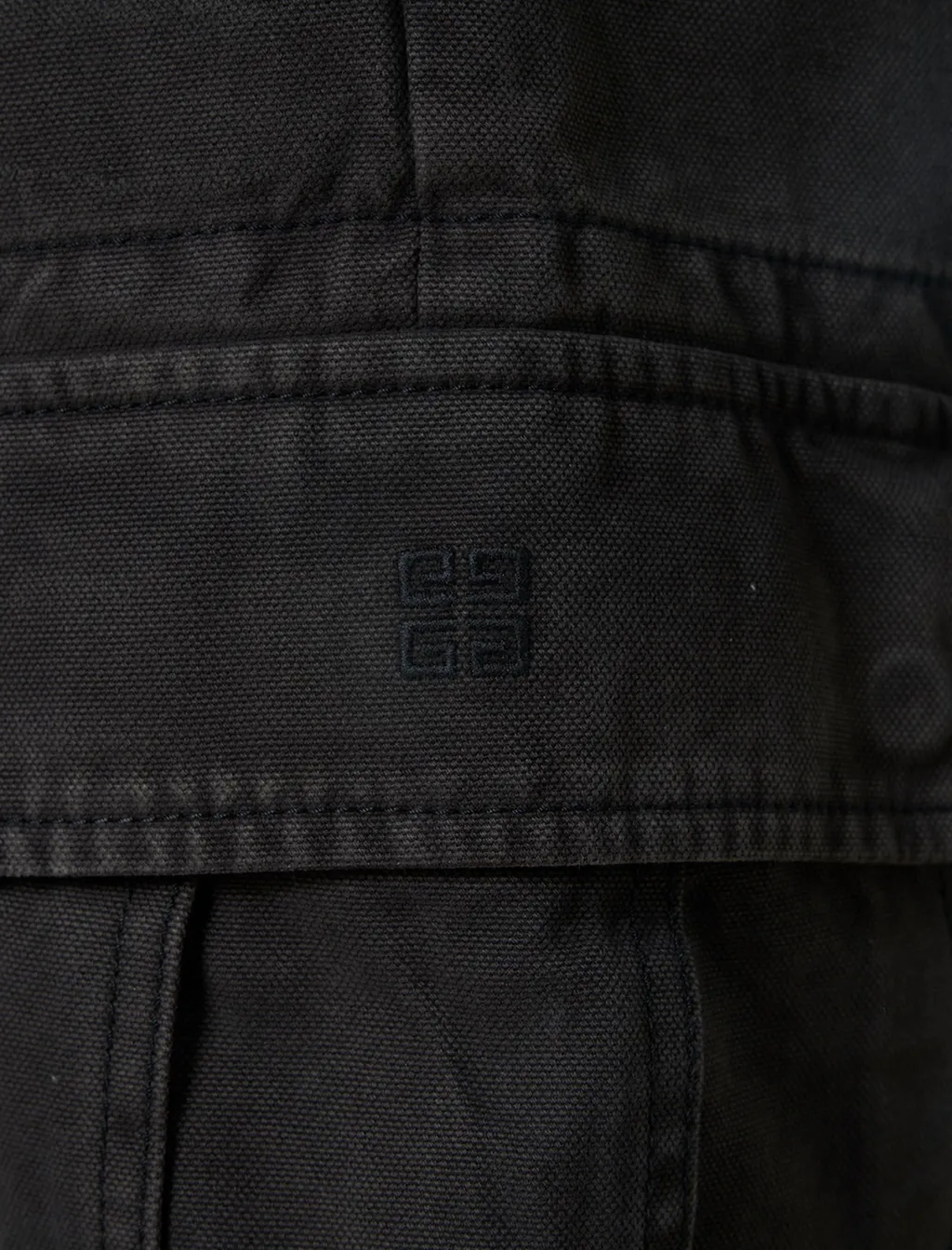 Faded Effect Cargo Shorts