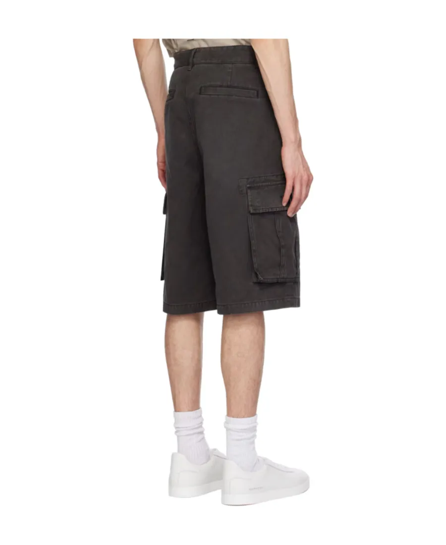Faded Effect Cargo Shorts
