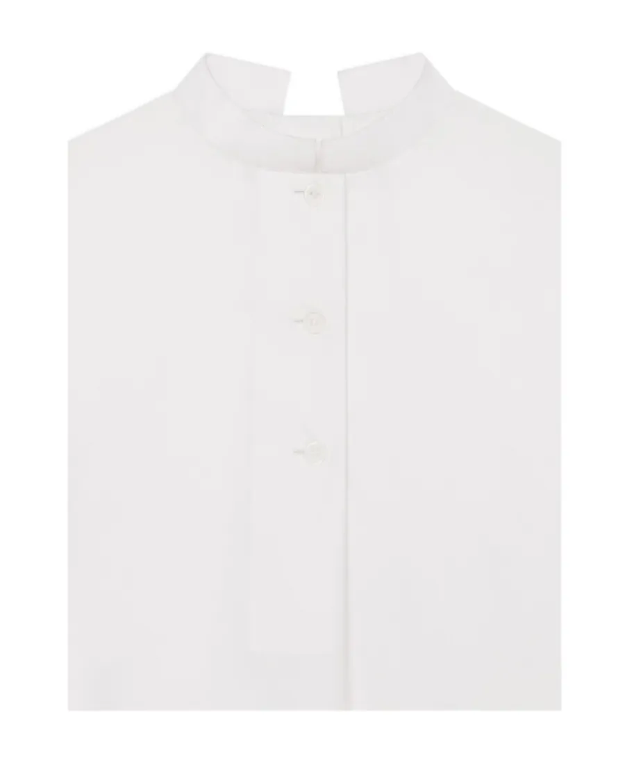 Collared Long-Sleeve Shirt Dress