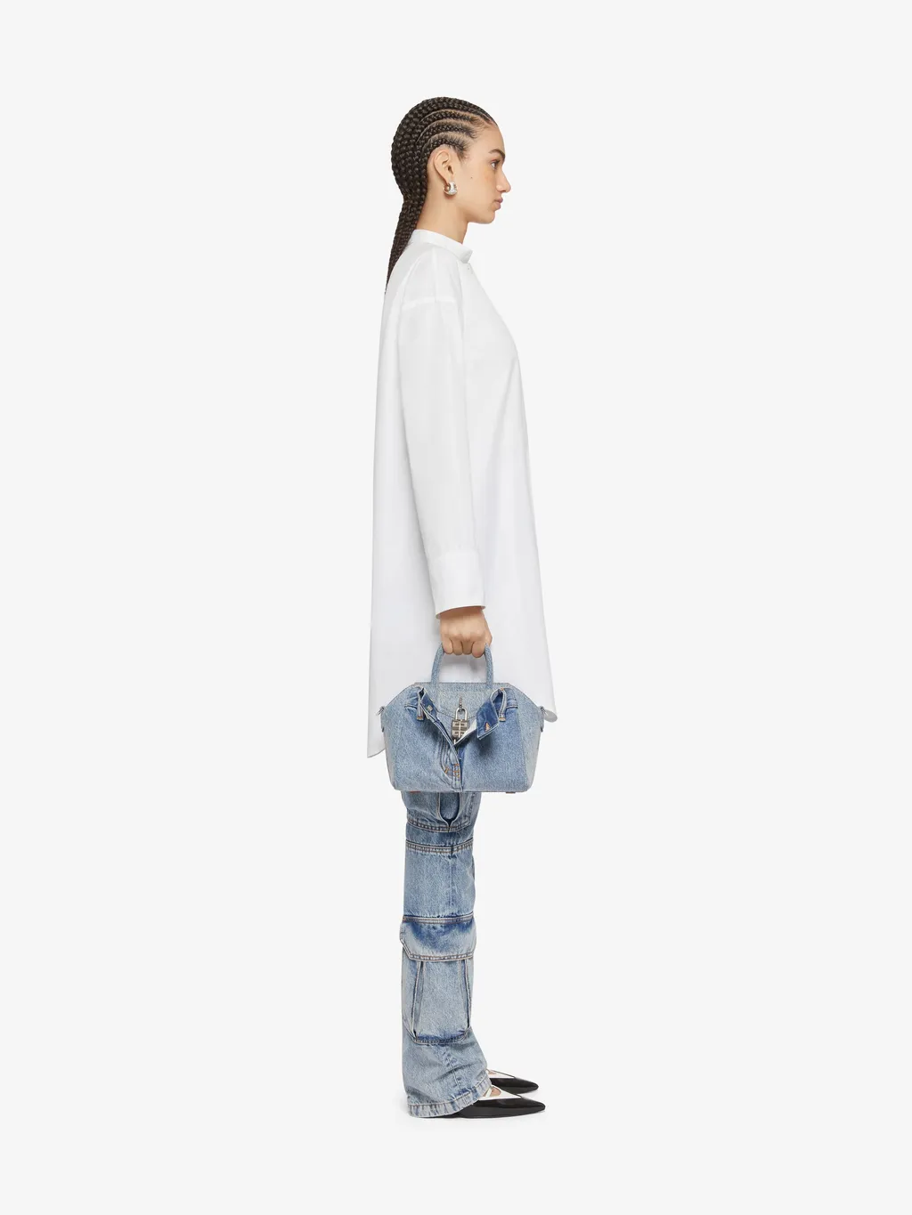 Collared Long-Sleeve Shirt Dress