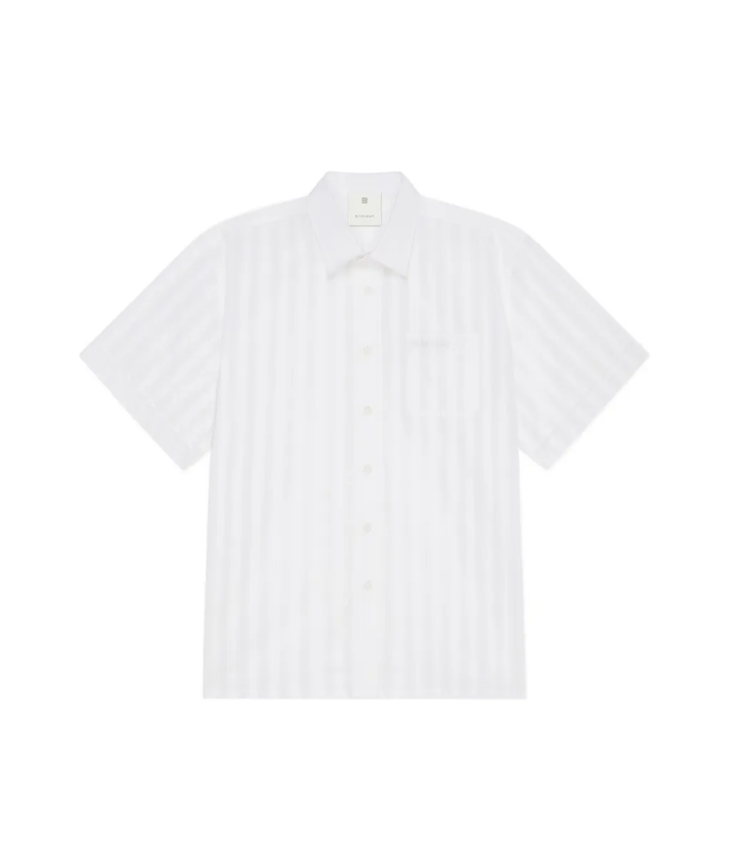 Striped Chiffon Shirt