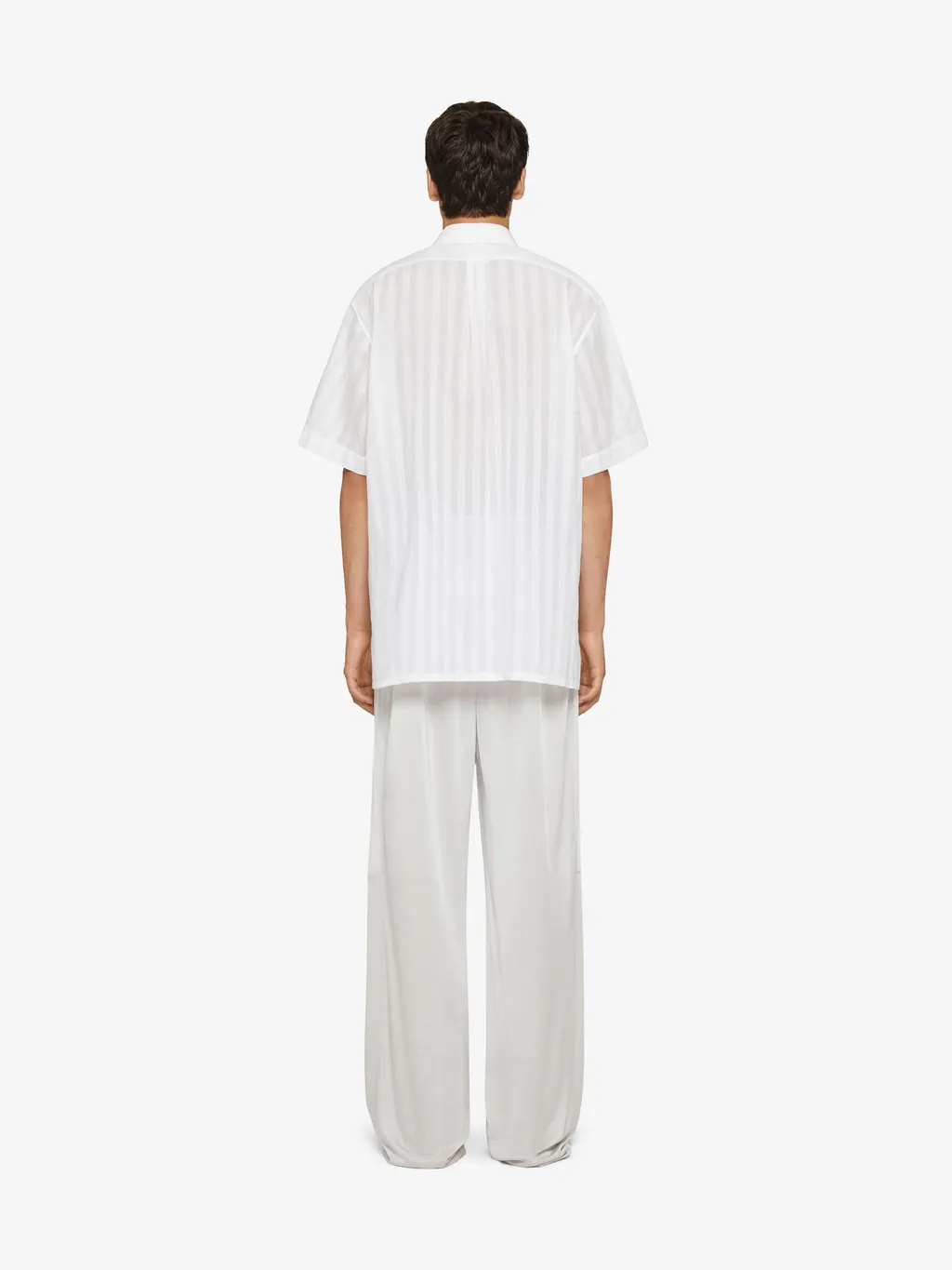 Striped Chiffon Shirt