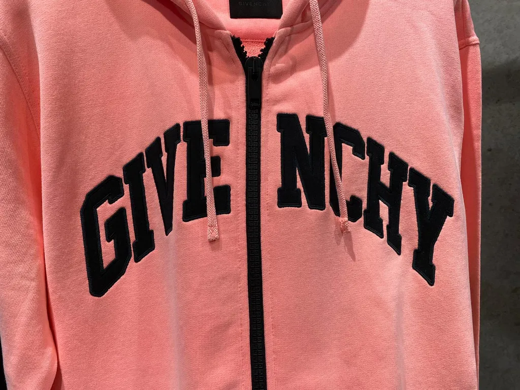 Logo Printed Zipped Hoodie