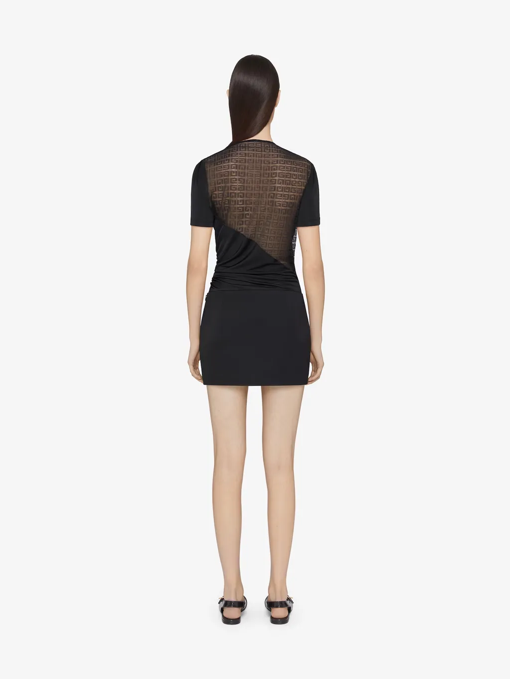 4G Lace Draped Top