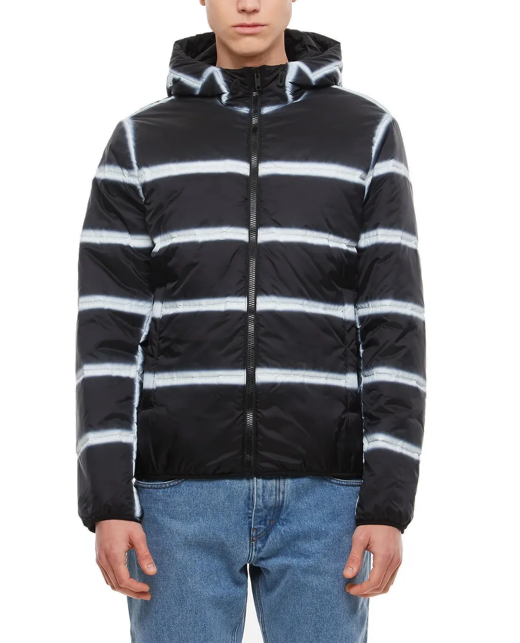 Striped Puffer Jacket