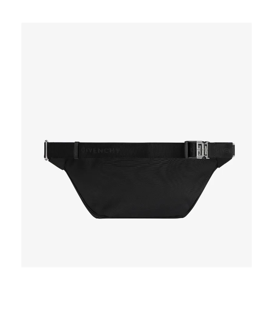 Logo Plaque Zipped Belt Bag