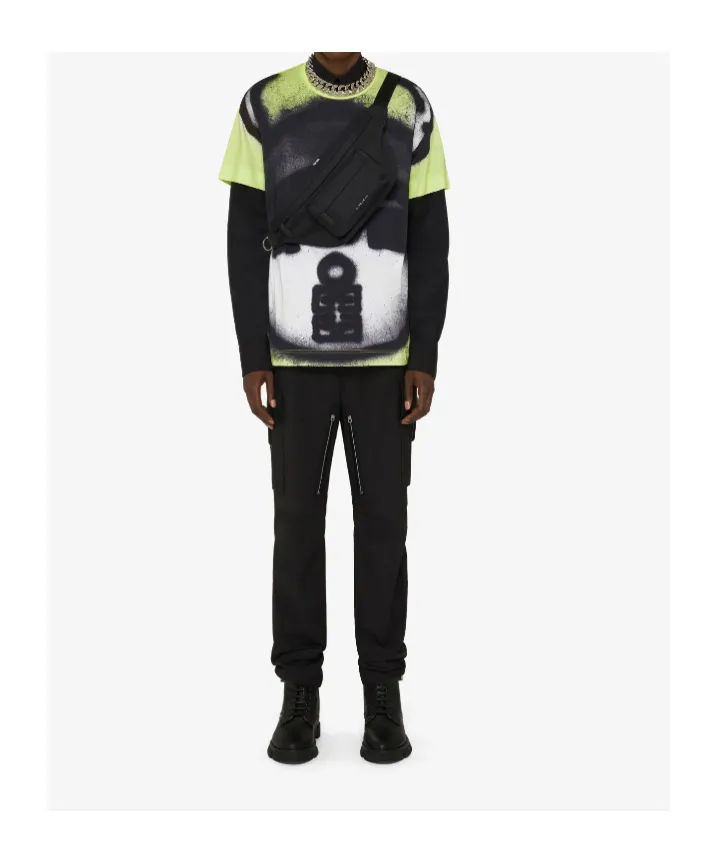 Logo Plaque Zipped Belt Bag